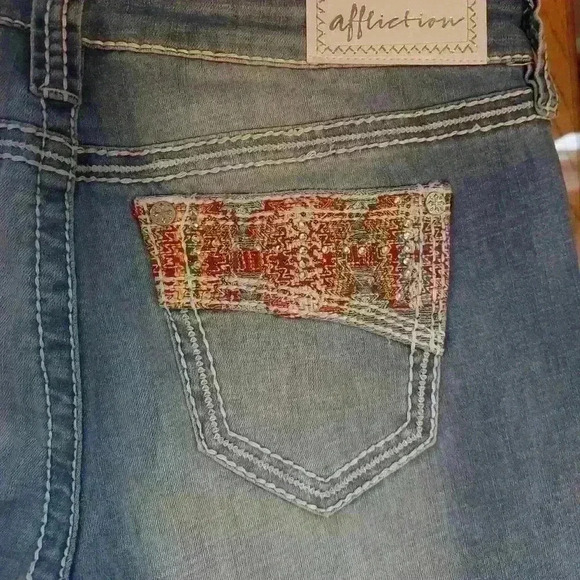 NEW! Affliction Jade Jeans - Picture 4 of 6